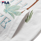 FILA Children's Sun Protection Clothing 2025 Autumn New Loose Hooded Woven Jacket for Boys, Middle and Large Children Standard White-WT 160