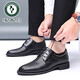 
Woodpecker head layer cowhide men's sandals summer genuine leather hollow leather shoes business casual height-enhancing British lace-up men's shoes 9928 black hollow sandals 40