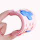Dr. Ma's baby teether, silicone molar stick, pacifier, finger-eating, baby chewing gum, anti-stomach craving, hand artifact, mobile phone teether-pink Y1090, free storage box