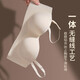 半杯内衣女士无痕透气小胸聚拢显大提拉收副乳防下垂无钢圈文胸罩 R-红豆 香槟色 S 32/70AB