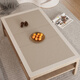 Maishute japonés sencillo y elegante tapete de mesa de té sin lavado, mesa impermeable y de cuero a prueba de aceite Mesa de mesa rectangular Materia de comedor rectangular Mat de protección de mesa A1049 Convierte los desechos en el tesoro 45*80cm