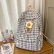 Sac à dos pour les femmes de nouveau sac école au collège de style coréen pour femmes Junior High School Canvas Sac décontracté de voyage polyvalent sac à dos rose foncé