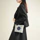 
JACOPONNUS Jacobang Bucket Bag Women's Crossbody 2025 New High-end Light Luxury Niche Old Flower Commuter Handmade Vegetable Basket Bag Carriage Royal Blue Ordinary Packaging