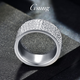 GsunG platinum PT950 men's ring, exquisite design, ancient hammer pattern wide ring, pure platinum simple men's ring, contact before bidding, price by gram