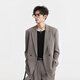 Earl Zall Tencel Wool High-Quality Spring and Autumn Loose Business Commuting Casual Suit Single Jacket Engagement Suit Thin Section