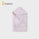 Tongtai (TONGTAI) baby blanket, pure cotton, newborn baby anti-shock wrap, newborn blanket, double-layer blanket, purple 90x90cm