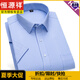Hengyuanxiang Herren reines Baumwolldünne Plaid kurzärmeliges Hemd mittleren Alters Casual Cotton Plus Size Retro Daddy Anzug Trend DX6624 38