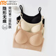 
Modal traceless underwear women's skin color without steel rings gathering upper support side to prevent sagging comfortable clothes transparent bra Invisible skin L [110-135Jin[Jin equals 0.5 kg]]