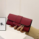 Cool Känguru neues Diamantmuster Frauen Brieftasche Langes Multifunktionsbrieftasche Neues Modes Bag Hand Holding Wallet Reißverschluss Schwarz SH729-5