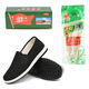 Genuine Sanjun 3520 old Beijing cloth shoes black cloth shoes men and women comfortable beef tendon sole driving shoes work shoes cloth shoes thick black sole/[authentic 3520] black cloth shoes single layer excellent 41 (255mm)