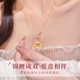 Yangchuang mode koi paisible collier argenté tranquille filles jade pendentif chinois la Saint-Valentin cadeau d'anniversaire à petite amie épouse s925