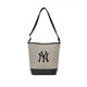 Meike béisbol (MLB) [Bolsa personalizada] New York Yankees Flower Shadow Silk Flores de algodón de algodón Bolso de algodón Men Black Gray