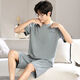 
Yalu Modal men's pajamas suit summer shorts shorts thin summer ice silk feel loose casual large size home G[6623] Modal shorts-cool and breathable L [recommended 100-120 Jin[Jin equals 0.5 kg]]