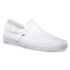 VANSslip-on Classic Casual and simple Low top Canvas shoes Men and women White 34.5