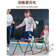 
Witton multi-function butterfly agile ladder folding jumping lattice jumping lattice hurdle children's physical training equipment soft rope ladder [thickened steel wire 32 grids 12.8 meters] more durable