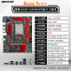 Jingyue H610/B760 Motherboard 1700-Pin CPU Set DDR4-Speicherdesktop Computer Gaming Motherboard Core i3 12100F/I5 12400F Jingyue H610m-Gaming Motherboard Core i5 12400f Chip Chip