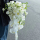 
Hand-held flower waterfall drooping sense bridal bouquet wedding photography simulation green white fake flowers new waterfall bouquet style 1