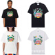 Lee Kids25fw Casablanca Sommer Neue Fantasy-Tür-Print Männer und Frauen lässig lockere kurzärmelige T-Shirt Trend 829 White XL