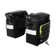 Bicycle pack bags with extra large capacity station wagon waterproof shelf bag long-distance riding three-in-one camel bag YA675 black three-in-one [three sets]