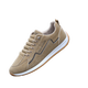 Paul Camel Chaussures pour hommes printemps et été 2025 Nouveaux chaussures de panneau de cuir respirant et anti-odor Chaussures en cuir Forrest Gump Running Sports Chaussures tendance aw9902 Modèle de tissu bleu 38 taille unique petite taille petite