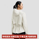 迪桑特（DESCENTE）RUNNING女士DERMIZAX防水透湿外套梭织上衣新款 CR-Egret S (160/80A)