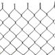 Hot-dip galvanized wire mesh chain-link fence isolation mesh orchard thick protective mesh mountain breeding fence outdoor chain-link fence hot-dip galvanized twisted edge style all steel 1.5 meters high 2.0 thick 6 cm hole 30 meters