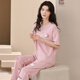 Modal 2025 pijama nuevo para mujeres verano algodón puro pantalones de manga corta de verano