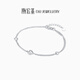 Chao Acer PT950 Platinum Bracelet Love Girl Birthday Gift Price Platinum SCP40000329 About 3.65g