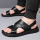 Lee enfants de grande taille Chaussures masculines pour conduire à l'extérieur de 48 Sandales pour hommes à double usage sans glissement.