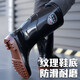 
Rain boots men's high tube waterproof labor protection rain boots water shoes men's labor protection rain boots spring fishing warm wear-resistant kitchen anti-slip shoes [Laoyu shield] 358 low tube black 44