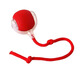 Automatic Cat Funny Ball Cat Toy Self-Enjoyment and Boredom Relief Intelligent Cat Funny Stick Consumes Physical Energy Tumbling Ball Electric Cat Artifact Upgraded Long Rope Style Red 1 Pack