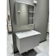 Jomoo Shopping Mall XA2032 Gabinete de baño Moderno Hanging Snowflake Gray Light Luxury Washbasin 695 mm