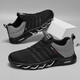Dieselben Markensportschuhe für Männer im Sommer Neues Mesh atmungsaktiven schockabsorbierenden Laufschuhen fliegende Geruchssichere Kleidung-resistente Maschenschuhe AC3888 Black 43
