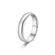 Mengjinyuan platinum ring PT950 platinum wide edge smooth plain ring couple wedding ring live/single piece