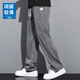 Lee Kids Tennis Jeans Sommer dünne Eis Silk Casual Long Hosen Männer losen geraden Beinen Amerikanische trendige Marke Draping GF1D02-1048 Blau M 90-15jin [Jin entspricht 0,5 kg]