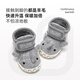 XiaoRong High Top Velcro Little Shark 0-3 Years Old Infants and Toddlers Pre-Toddler Shoes Autumn and Winter Wool Home Indoor Shoes to Keep Warm