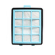 Adaptado al aspirador de Philips FC9712 FC9714 FC8760 Accesorios Filtro Mase Mesh Elemento de filtro 1 Mase de filtro + 3 piezas de algodón azul