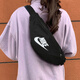 Nike (Nike) Bolsa de cintura Bolsa de hombres y mujeres 2022 Bolsa de deportes al aire libre Bolsa de cuerpo cruzado Bolso de hombro DC9856 Negro/DB0490-010 40*14*9 cm Single Size