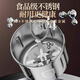 Baijie grinder ultra-fine grinder pulverizer Chinese herbal medicine household small notoginseng whole grain coffee bean grinder 800g 304 stainless steel Supreme Edition - Upgraded copper motor丨Eight-leaf stainless steel blade