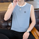 Zuoqing Ice Silk Vest Men's Summer 2025 Été NOUVEAU VIET SILK SILK STRIFICATION DES Vêtements pour hommes secs plus sèches plus GAUS 9903 VERE - KAKI M 90-120JIN [Jin est égal à 0,5 kg]