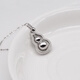 Fengze West platinum gourd pendant for women PT950 fashionable and versatile rotatable gourd pendant for girlfriend and bestie as a gift, about 10 grams (excluding chain) more money will be refunded, less money will be added