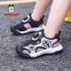 Sandalias de punta de niños Summer 2025 Nuevas zapatillas de playa para niños Medium grandes para niños Sandalias de deportes de SOLP SPORT SOLO TBDK983 NEGRO 32 Longitud de zapatos 20.5cm