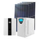 Industrial frequency solar photovoltaic power generation system 220v off-grid complete set of industrial precision inverter energy storage integrated 7000W48V industrial frequency inverter + 500W solar energy