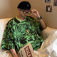 Summer new blockbuster comic printed short-sleeved T-shirt-HT1585 Hong Kong style white M