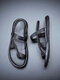 GY Jinlilai Sandals Men's summer wear non-slip fashion trendy beach shoes flip flops dual-purpose sandals 9866 black 44