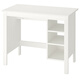 IKEA (IKEA) BRUSALI desk 90CM white simple storage modern Nordic style white desk