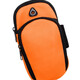 Mobile phone arm bag running sports arm cover unisex fitness arm outdoor wrist bag strap storage bag creative accessories sports mobile phone bag-orange 10*19cm-1 piece