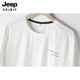 
JEEP SPIRIT ice silk mesh quick-drying round neck short-sleeved T-shirt men's summer thin breathable fashion youth sports and casual T-shirt C3BHT-HC9905A white XL 120Jin[Jin equals 0.5 kg]-140Jin[Jin equals 0.5 kg]