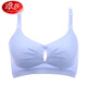 Langsha Light Luxury Stills BH BH Schwangere Frauen Unterwäsche reines Baumwollsammeln und Anti-SAG-Stillen BH Spezial Sommer für Schwangerschaft Himmelblau 4xl 34/75 v. Chr.