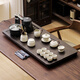 Bowei (BW) high-end tea set for home use, Ru kiln tea set, tea tray, integrated kettle for tea making, Yueya Yunqi